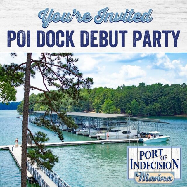 Members, don’t forget! The Dock Debut Party is this Saturday, 4/27 @ 3:00 p.m. If you haven’t already, please RSVP to mmoore@margaritavillelanierislands.com. Hope to see you there!  *Exclusively for active Port of Indecision Marina members as of 4/1/24 & up to 3 guests.
