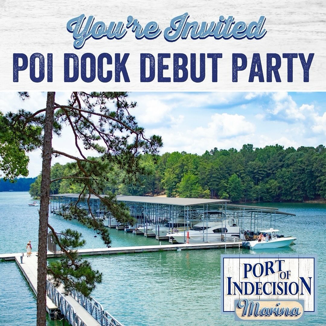 Members, don’t forget! The Dock Debut Party is this Saturday, 4/27 @ 3:00 p.m. If you haven’t already, please RSVP to mmoore@margaritavillelanierislands.com. Hope to see you there!  *Exclusively for active Port of Indecision Marina members as of 4/1/24 & up to 3 guests.