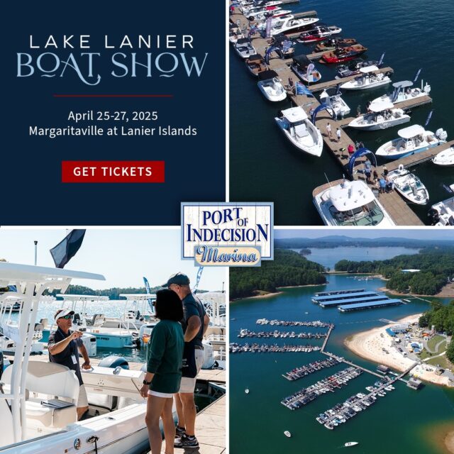 The docks are full, the boats are shining, and the vibes are high - Lake Lanier Boat Show is officially underway!
ㅤ
Now through Sunday, head to Margaritaville at Lanier Islands for sun, sips, and serious boat envy. From luxury yachts to weekend-ready pontoons, explore it all at Port of Indecision Marina! 🛥️